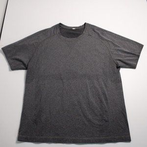 Lululemon Mens Short Sleeve Gray Metal Vent Tech T-Shirt Size Medium